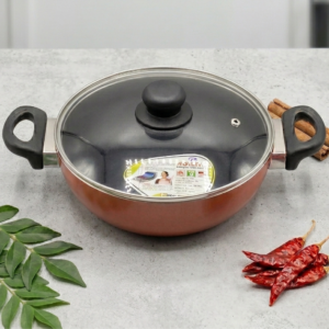 Hotlite Non-Stick DEEP KARAHI with Glass LID