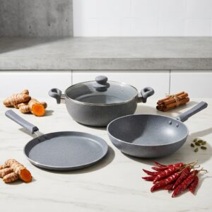 Hotlite Premium Non-Stick Cookware Combo - Complete Every Day Cooking Set
